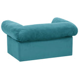 Divano per cani Turchese 75 x 50 x 38cm Peluche
