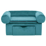 Divano per cani Turchese 75 x 50 x 38cm Peluche