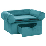 Divano per cani Turchese 75 x 50 x 38cm Peluche
