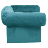 Divano per cani Turchese 75 x 50 x 38cm Peluche