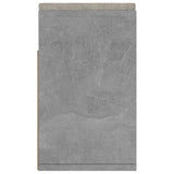 Panca Scarpe con Cuscino Grigio Cemento 104x30x49cm truciolato