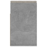 Panca Scarpe con Cuscino Grigio Cemento 104x30x49cm truciolato