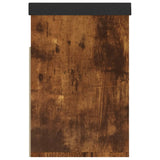 Panca Porta Scarpe Cuscino Rovere Fumo 80x30x47cm truciolato
