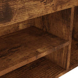 Panca Porta Scarpe Cuscino Rovere Fumo 80x30x47cm truciolato