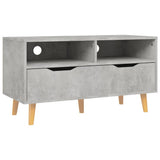 Mobile Porta TV Grigio Cemento 90x40x48,5 cm Legno truciolato