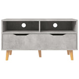 Mobile Porta TV Grigio Cemento 90x40x48,5 cm Legno truciolato