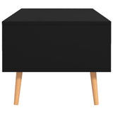 Tavolino da Salotto Nero 100x49,5x43 cm in Legno truciolato