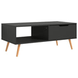 Tavolino da Salotto Grigio 100x49,5x43 cm in Legno truciolato