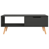 Tavolino da Salotto Grigio 100x49,5x43 cm in Legno truciolato