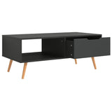 Tavolino da Salotto Grigio 100x49,5x43 cm in Legno truciolato
