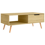 Tavolino Salotto Rovere Sonoma 100x49,5x43 cm Legno truciolato