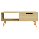 Tavolino Salotto Rovere Sonoma 100x49,5x43 cm Legno truciolato