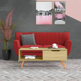 Tavolino Salotto Rovere Sonoma 100x49,5x43 cm Legno truciolato