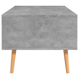 Tavolino Salotto Grigio Cemento 100x49,5x43cm Legno truciolato