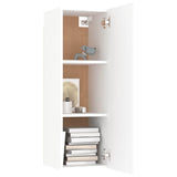 Mobile Porta TV Bianco 30,5x30x90 cm in Legno truciolato