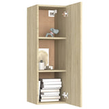 Mobili TV 2pz Rovere Sonoma 30,5x30x90 cm in Legno truciolato