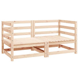 Divani Angolari da Giardino 2 pz in Legno Massello di Pino