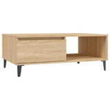 Tavolino da Salotto Rovere Sonoma 90x60x35 cm Legno truciolato