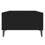 Tavolino da Salotto Nero 103,5x60x35 cm in Legno truciolato