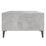 Tavolino Salotto Grigio Cemento 103,5x60x35cm Legno truciolato