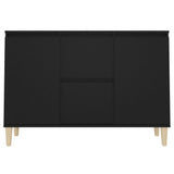 Credenza Nera 101x35x70 cm in Legno truciolato