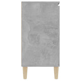 Credenza Grigio Cemento 101x35x70 cm in Legno truciolato