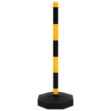 Set di Pali Stradali con Catena in Plastica di 10 m
