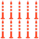 Dissuasori Traffico con Catena 10 pz 75 cm in PE