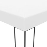 Gazebo da Giardino con Luci a Stringa LED 3x3 m Bianco