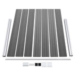 Set Pannello di Recinzione in WPC 699x146 cm Grigio