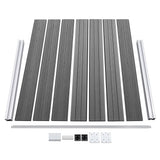 Set Pannello di Recinzione in WPC 699x146 cm Grigio