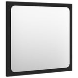 Set Mobili da Bagno Nero in Legno truciolato