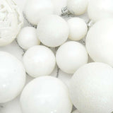 Set Palline di Natale 100 pz Bianco