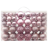 Set Palline di Natale 100 pz Rosa