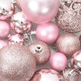 Set Palline di Natale 100 pz Rosa