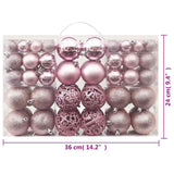 Set Palline di Natale 100 pz Rosa