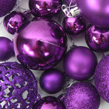Set Palline di Natale 100 pz Viola