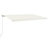 Tenda da Sole Retrattile Manuale 500x350 cm Crema