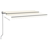 Tenda da Sole Retrattile Automatica 400x350 cm Crema