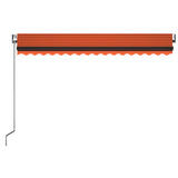 Tenda da Sole Retrattile Automatica 450x350 cm Arancio Marrone