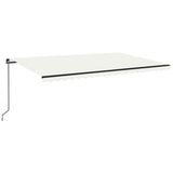 Tenda da Sole Retrattile Manuale 500x350 cm Crema