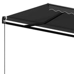 Tenda da Sole Retrattile Manuale 600x350 cm Antracite