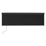 Tenda da Sole Retrattile Automatica con Parasole 4x3m Antracite