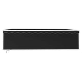 Tenda Sole Retrattile Manuale Parasole LED 5x3m Antracite