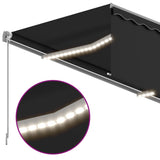 Tenda Automatica con Parasole Sensore Vento e LED 4x3 Antracite