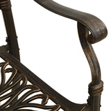 Set da Bistrot 3 pz in Alluminio Pressofuso Bronzo