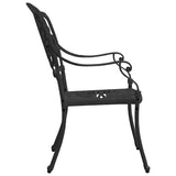 Set da Bistrot 3 pz in Alluminio Pressofuso Nero