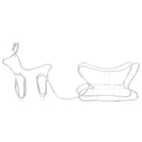 Renne e Slitta Decorazione Natalizia per Esterni 252 LED