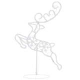 Decorazione Slitta Renne in Acrilico 260x21x87 cm Blu