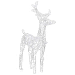 Decorazione Natalizia Renne e Slitta 160 LED 130 cm in Acrilico